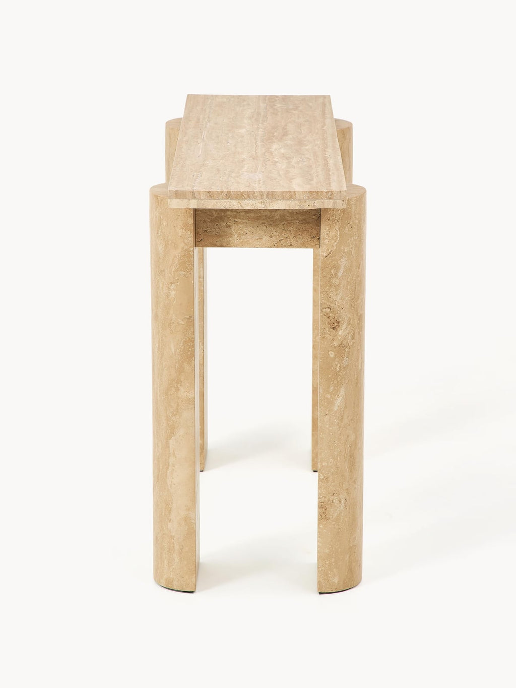 Jervaulx Travertine Console Table