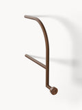 Jervaulx Wall-Mounted Coat Rack with Marble Hooks