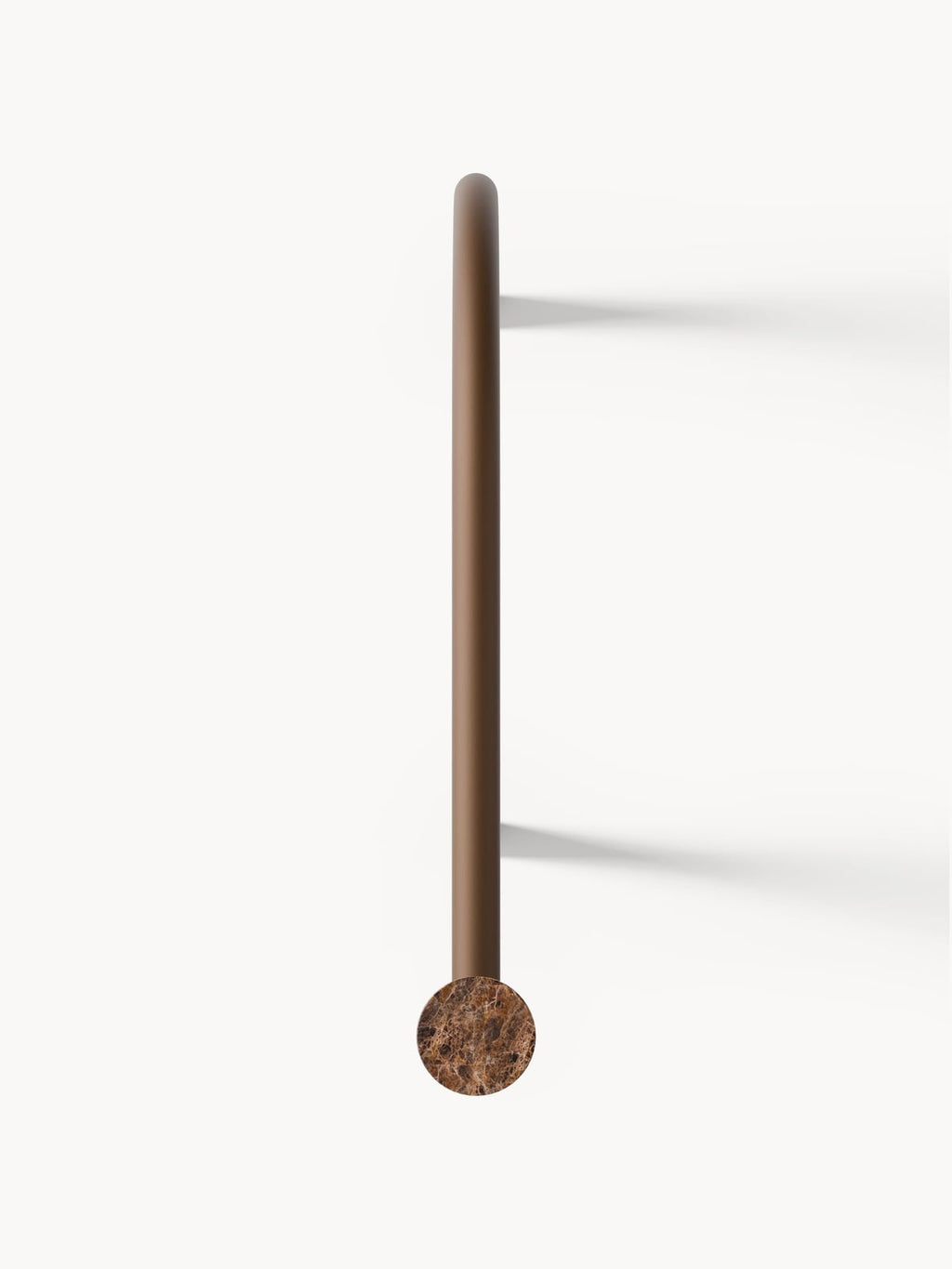 Jervaulx Wall-Mounted Coat Rack with Marble Hooks
