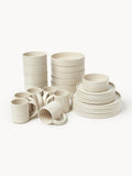 Jesmond Handmade Breakfast Set, 6 People, Set of 30