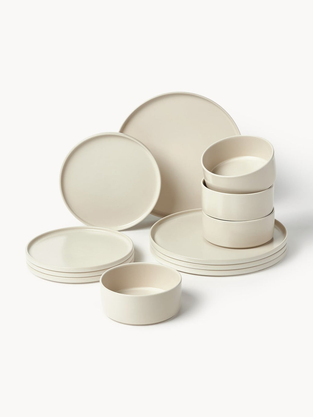 Jesmond Handmade Tableware Set, 4 People, Set of 12
