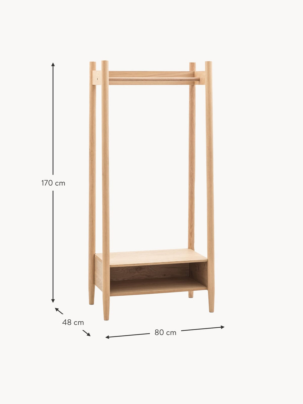 Jesmond Open Wardrobe