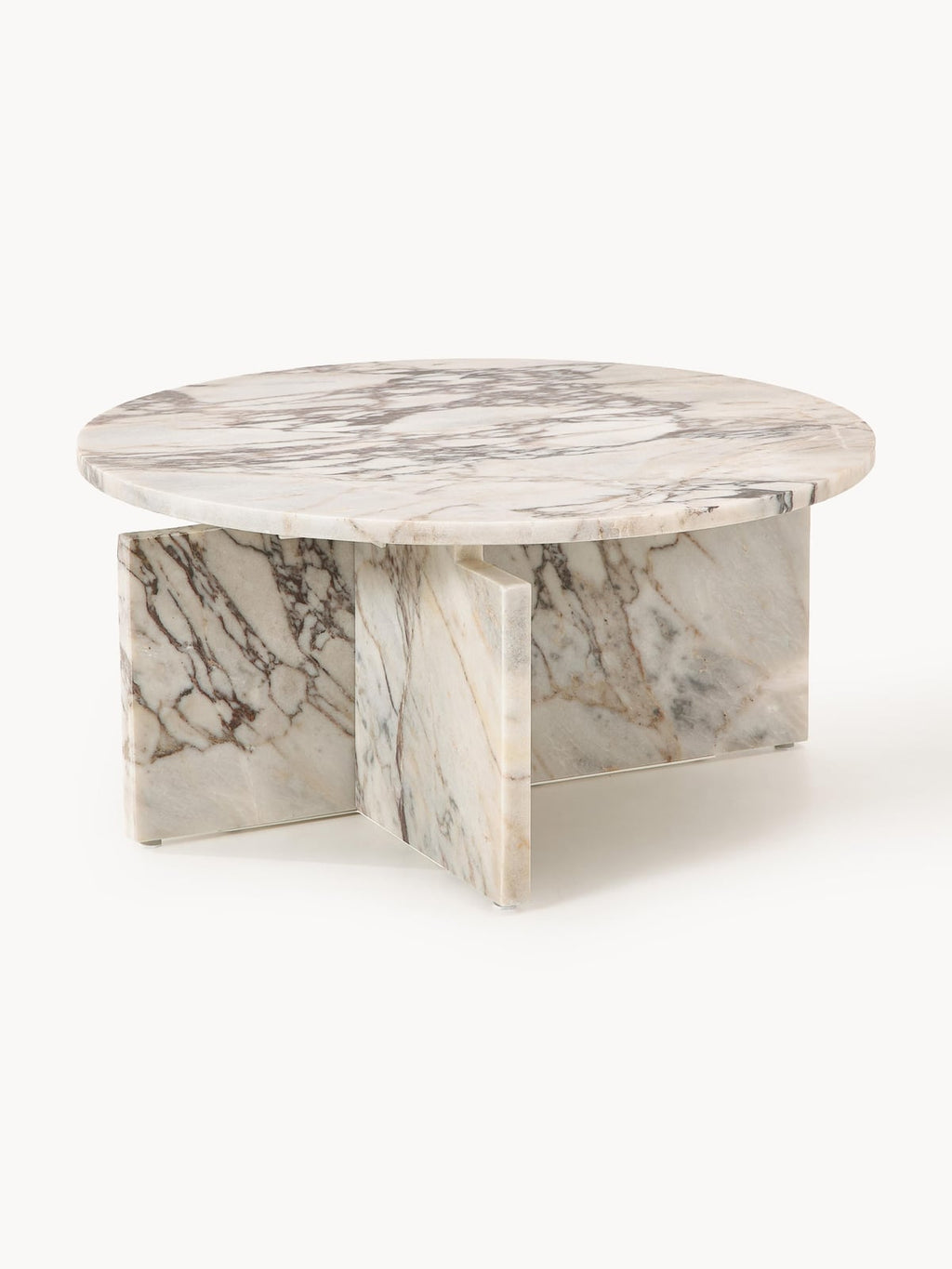 Jesmond Round Calacatta Viola Marble Coffee Table