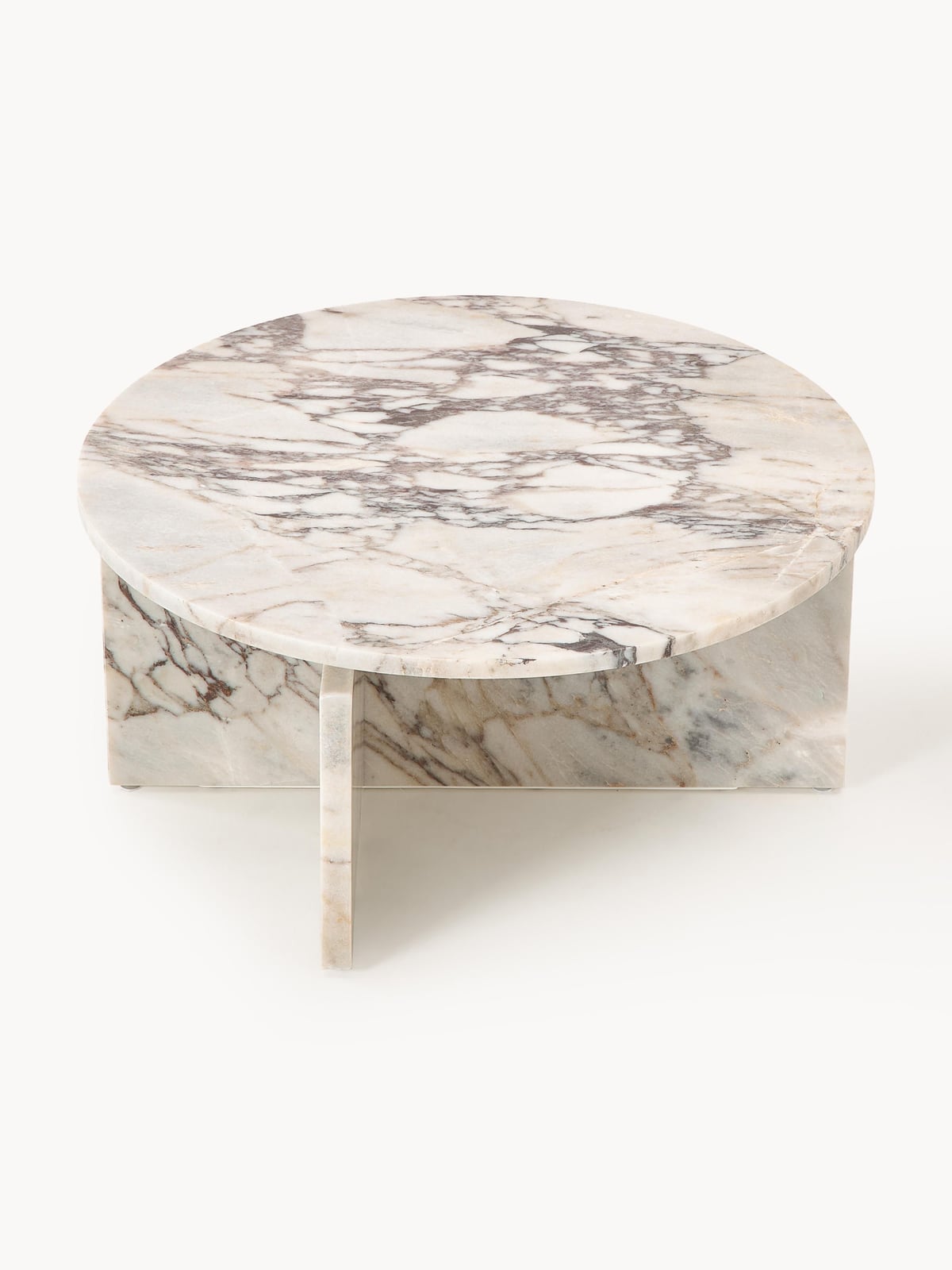 Jesmond Round Calacatta Viola Marble Coffee Table