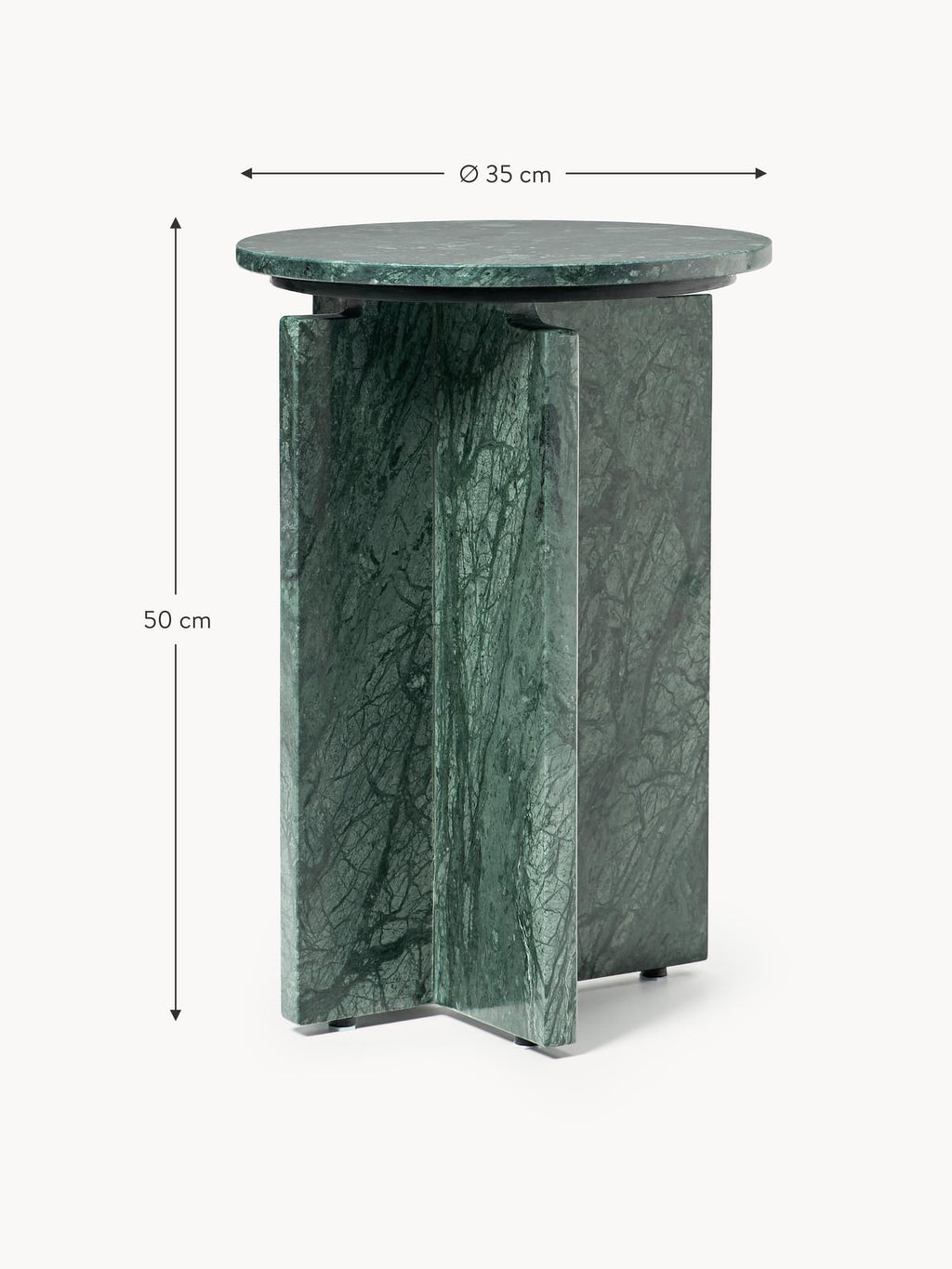 Jesmond Round Marble Side Table