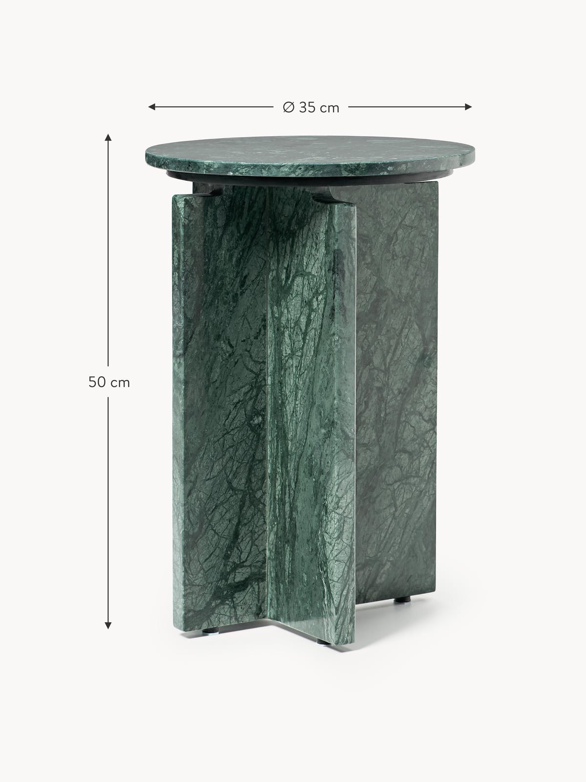 Jesmond Round Marble Side Table