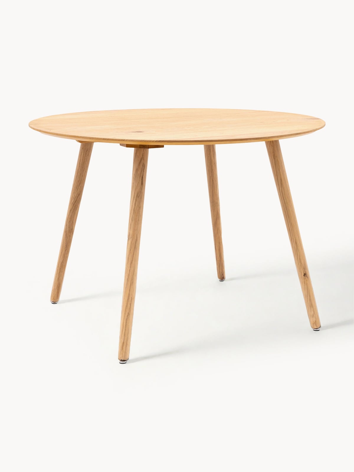 Jesmond Round Oak Wood Dining Table, Ø 110 cm