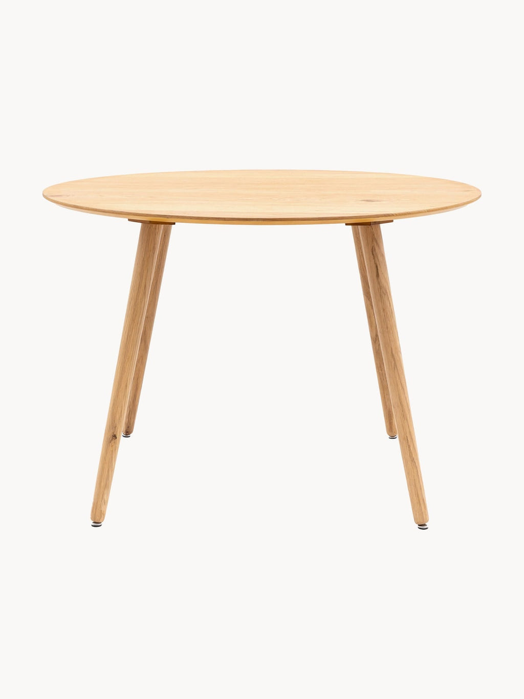 Jesmond Round Oak Wood Dining Table, Ø 110 cm