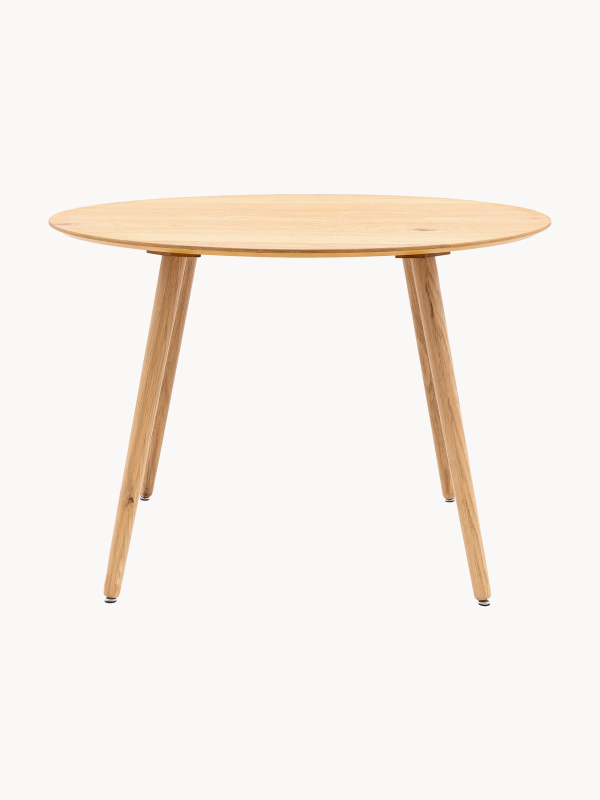 Jesmond Round Oak Wood Dining Table, Ø 110 cm