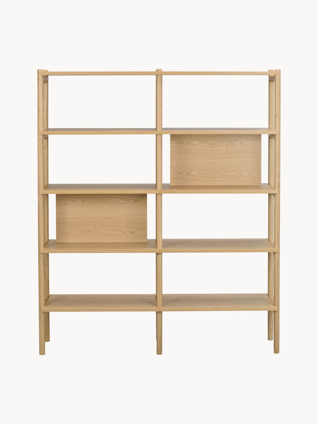 Jorvik Oak Wood Shelving Unit