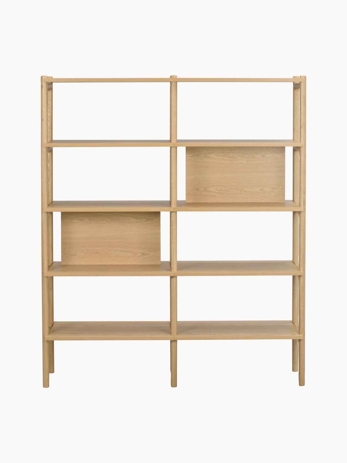 Jorvik Oak Wood Shelving Unit