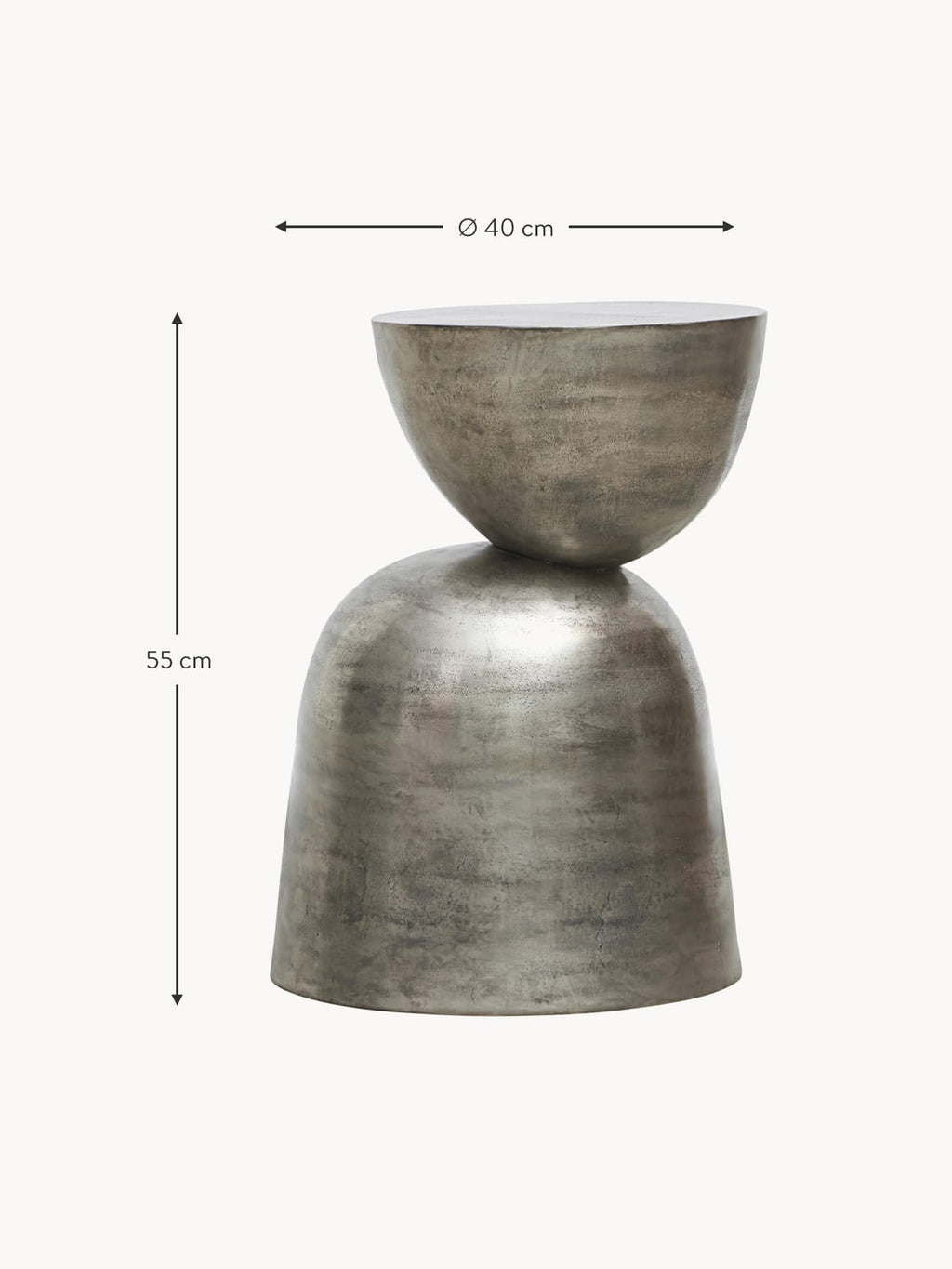 Kelburn Handmade Aluminium Side Table