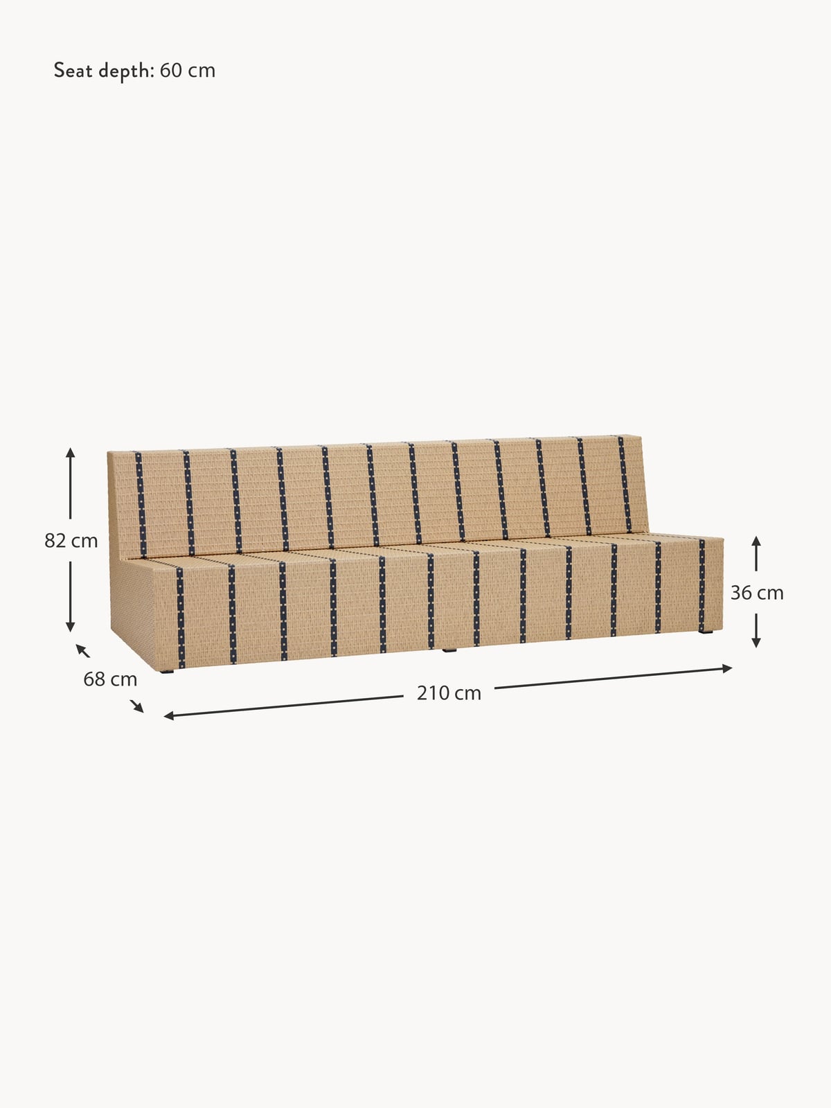 Kelburn Handmade Garden Lounge Sofa