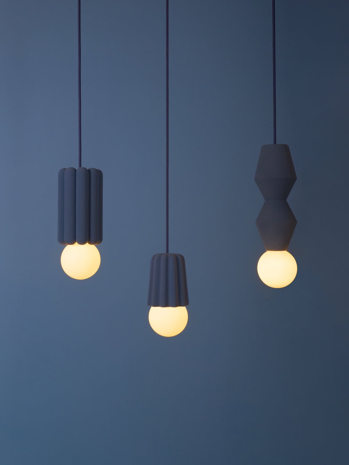 Kelburn Small Handmade Dimmable Pendant Light STUCCO No. 3