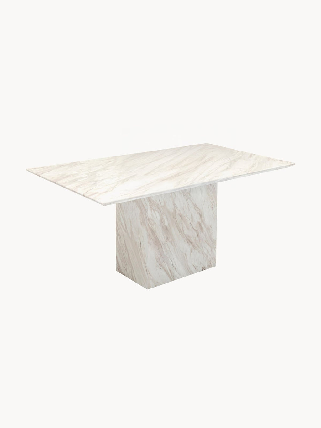 Keldon Dining Table Artistico with Marble Top, 160 x 90 cm
