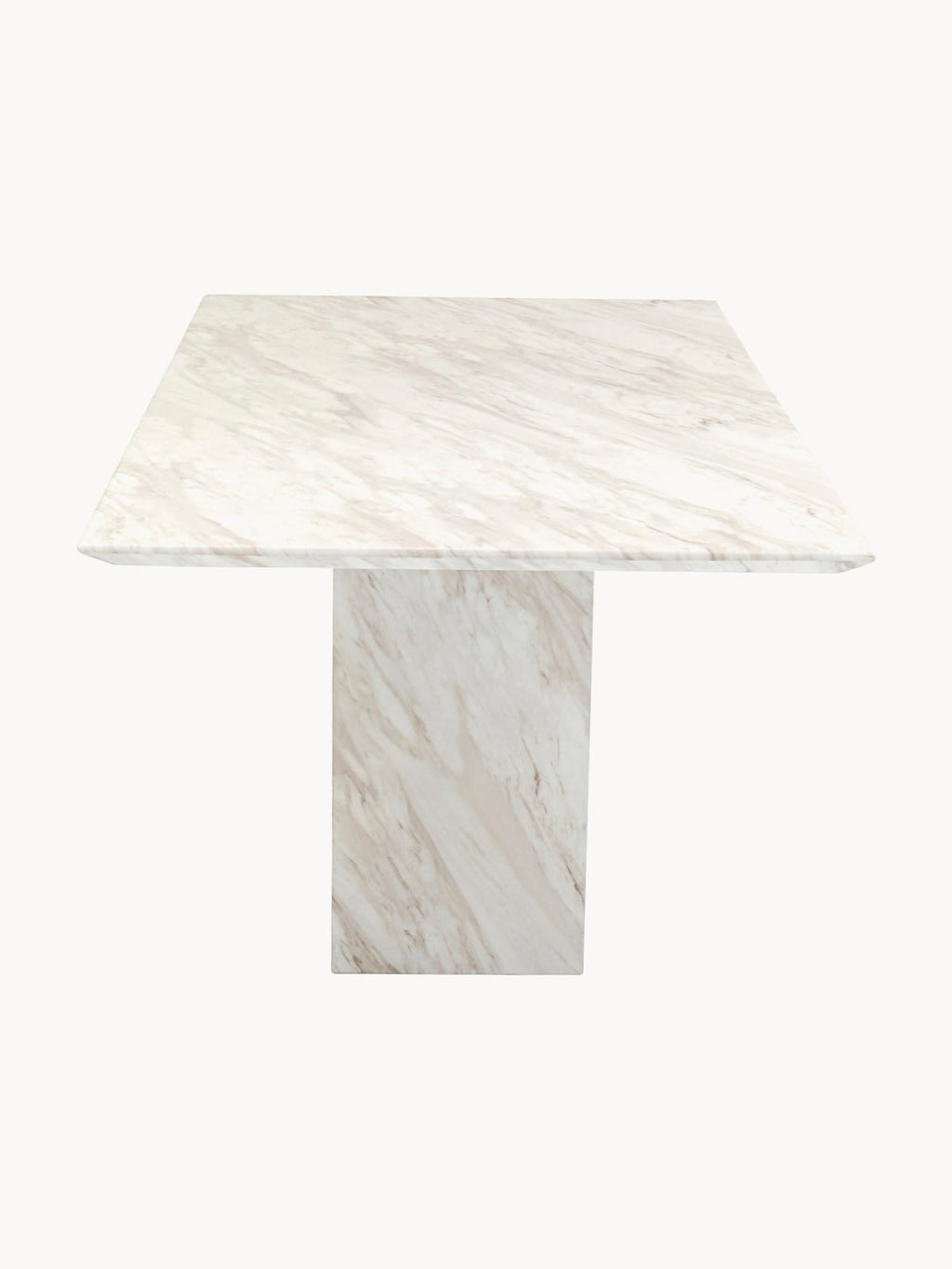 Keldon Dining Table Artistico with Marble Top, 160 x 90 cm