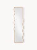 Kelso Wavy Wooden Full-Length Wall Mirror