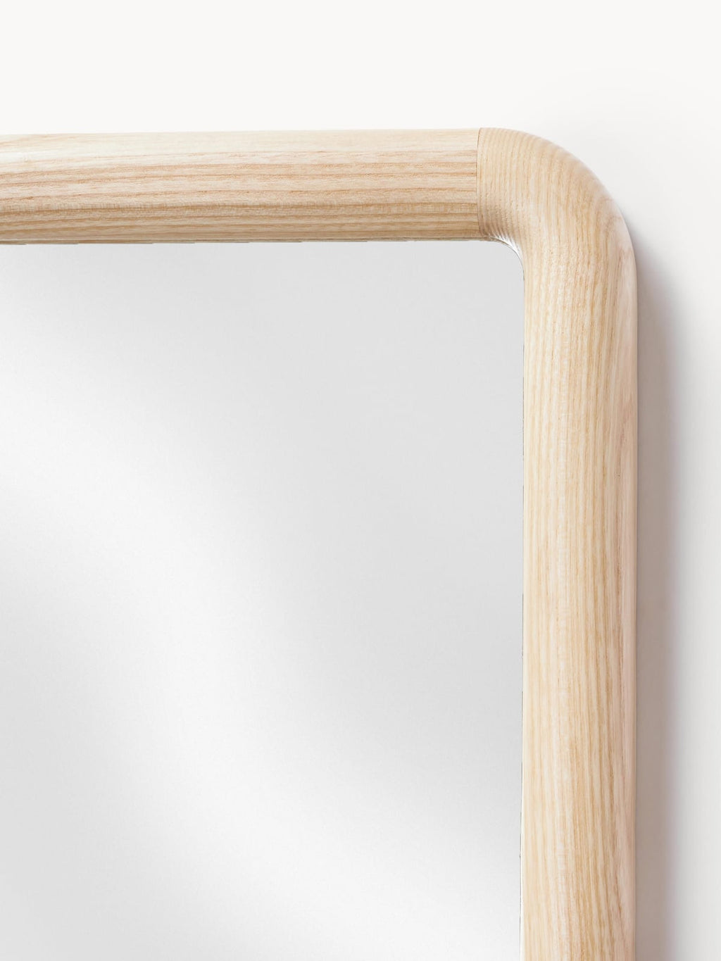 Kelso Wavy Wooden Full-Length Wall Mirror