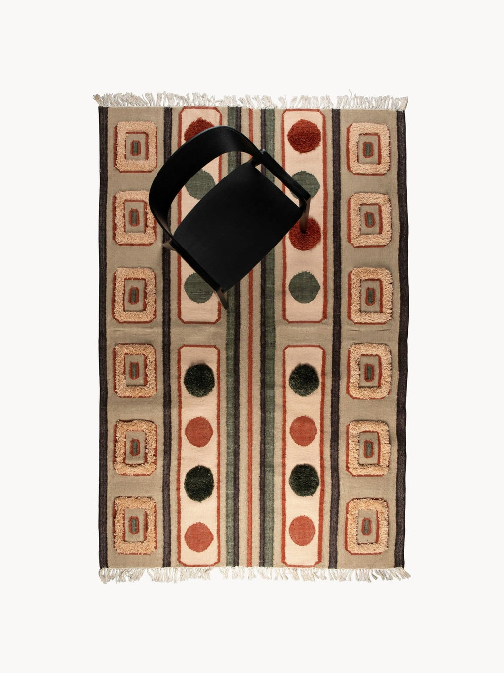 Kentmere Hand-Woven High-Pile Rug with Tassels