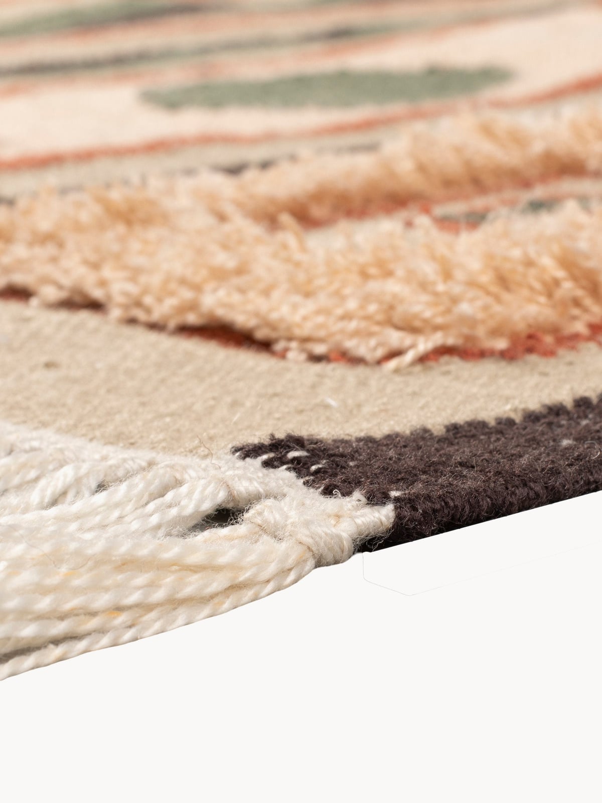 Kentmere Hand-Woven High-Pile Rug with Tassels