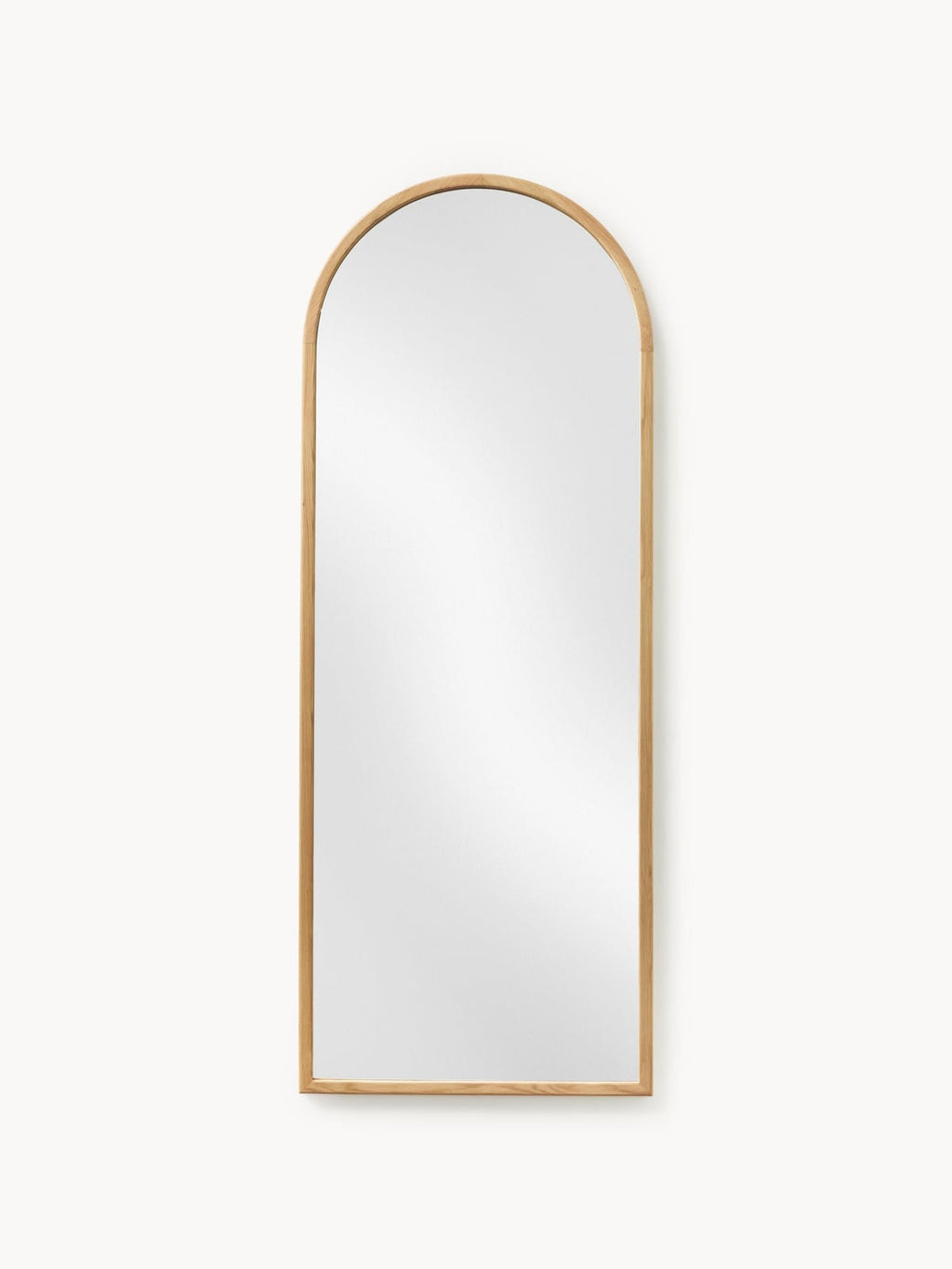 Kettleby Full-Length Leaner Mirror with Oak Wood Frame