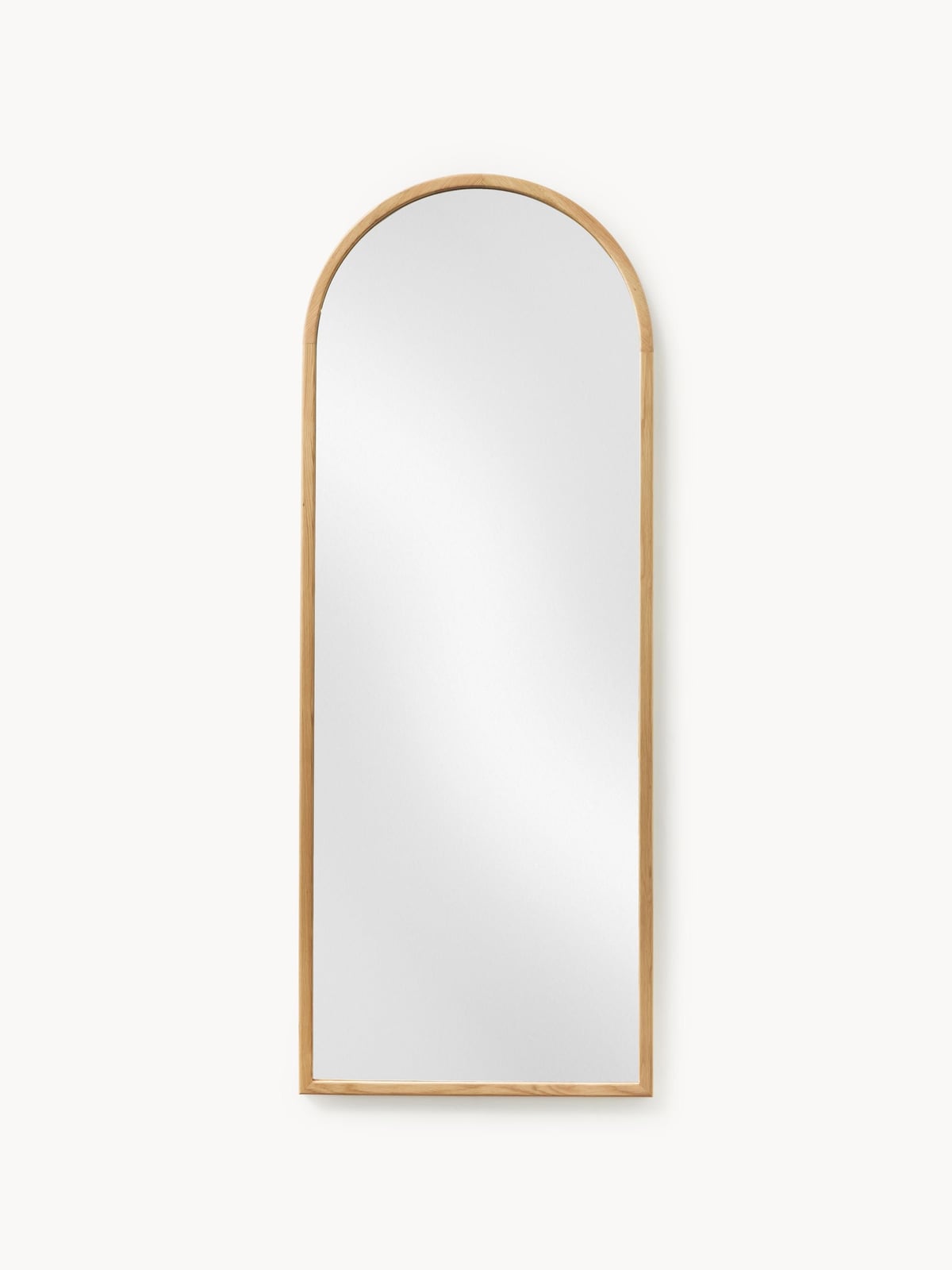 Kettleby Full-Length Leaner Mirror with Oak Wood Frame