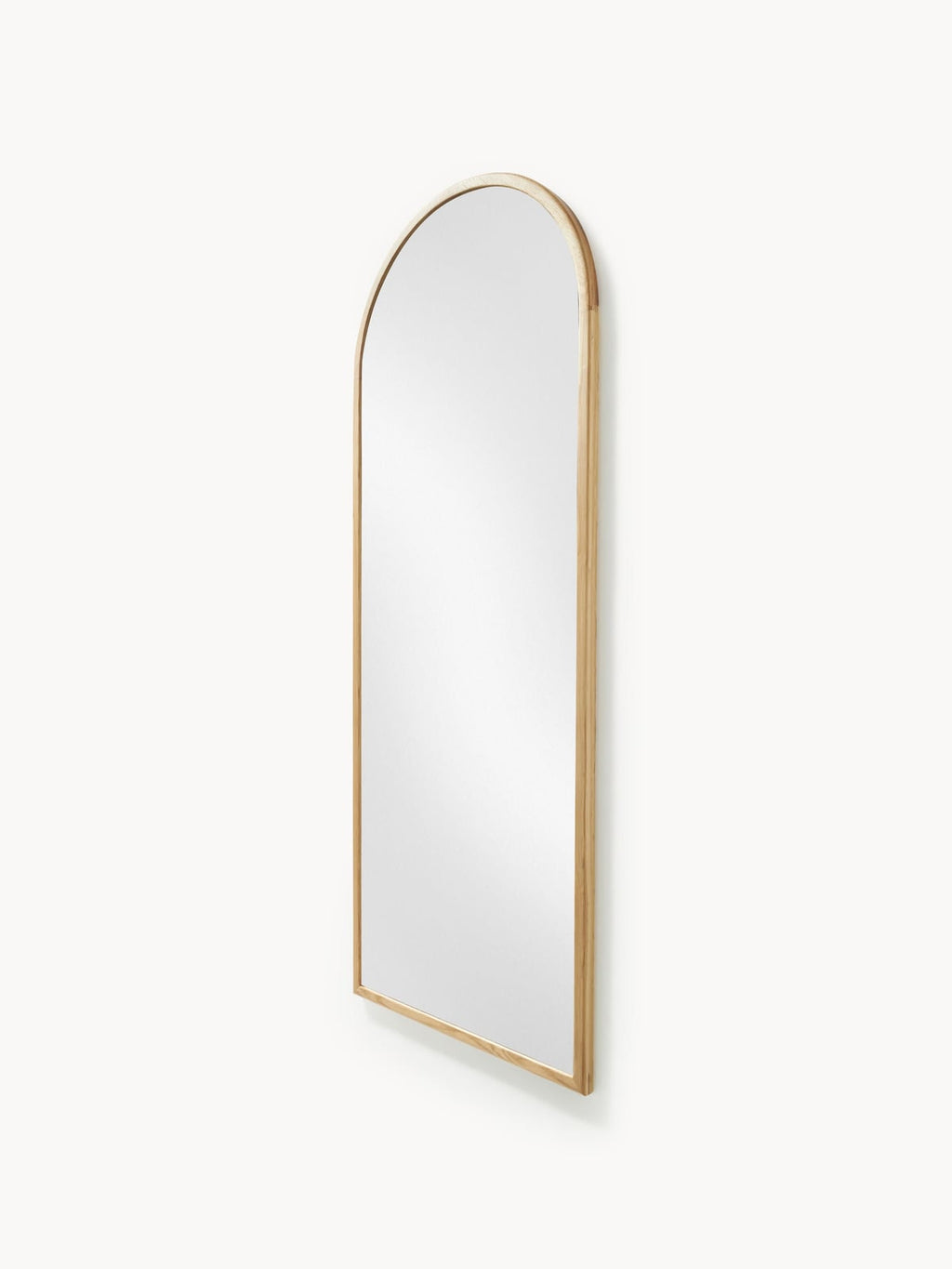 Kettleby Full-Length Leaner Mirror with Oak Wood Frame