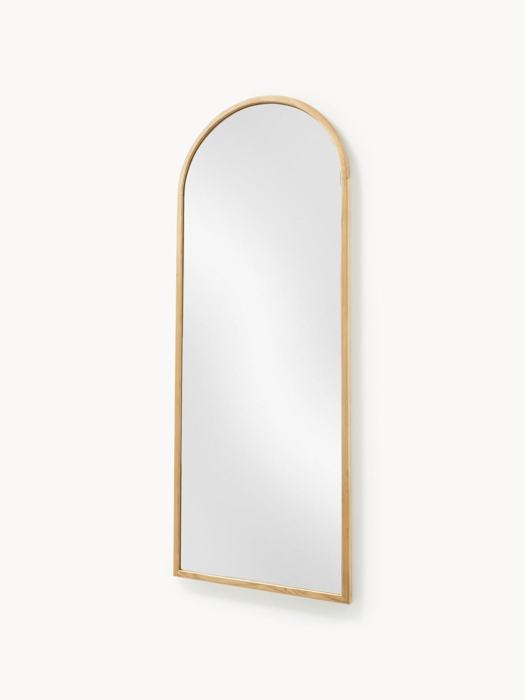 Kettleby Full-Length Leaner Mirror with Oak Wood Frame