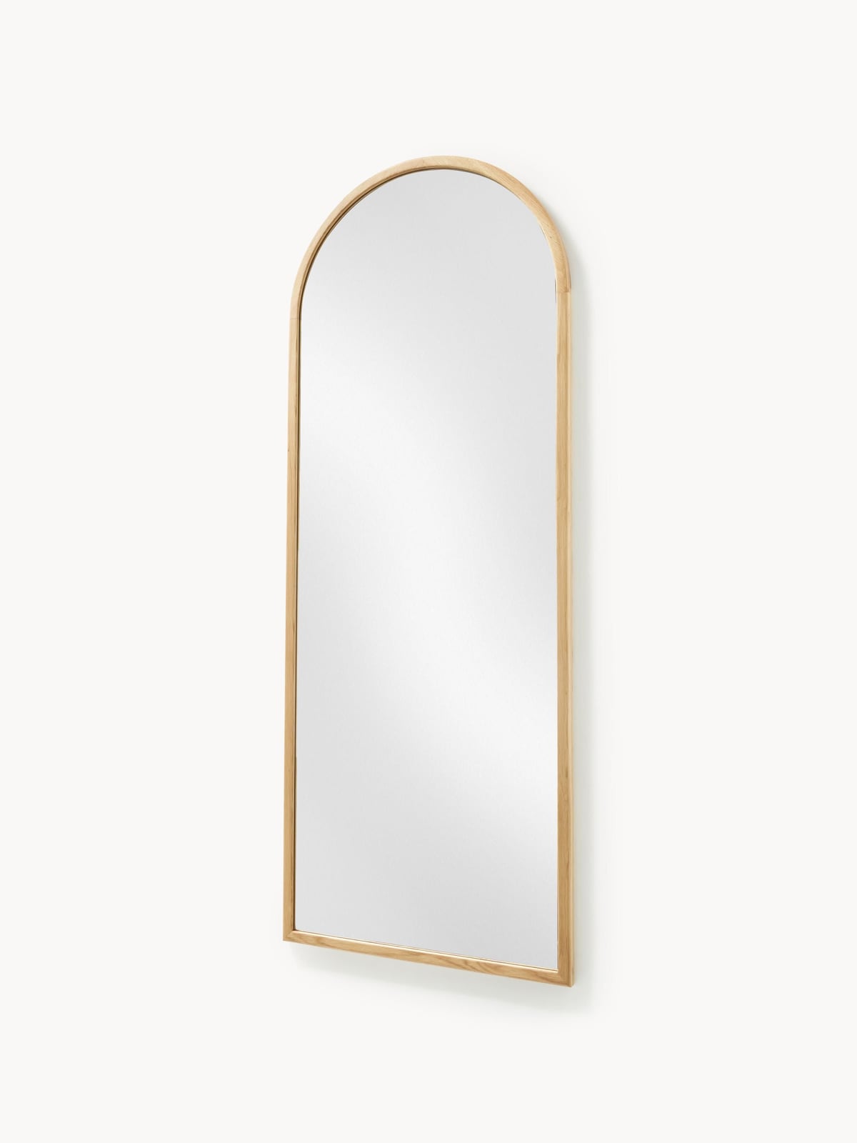 Kettleby Full-Length Leaner Mirror with Oak Wood Frame