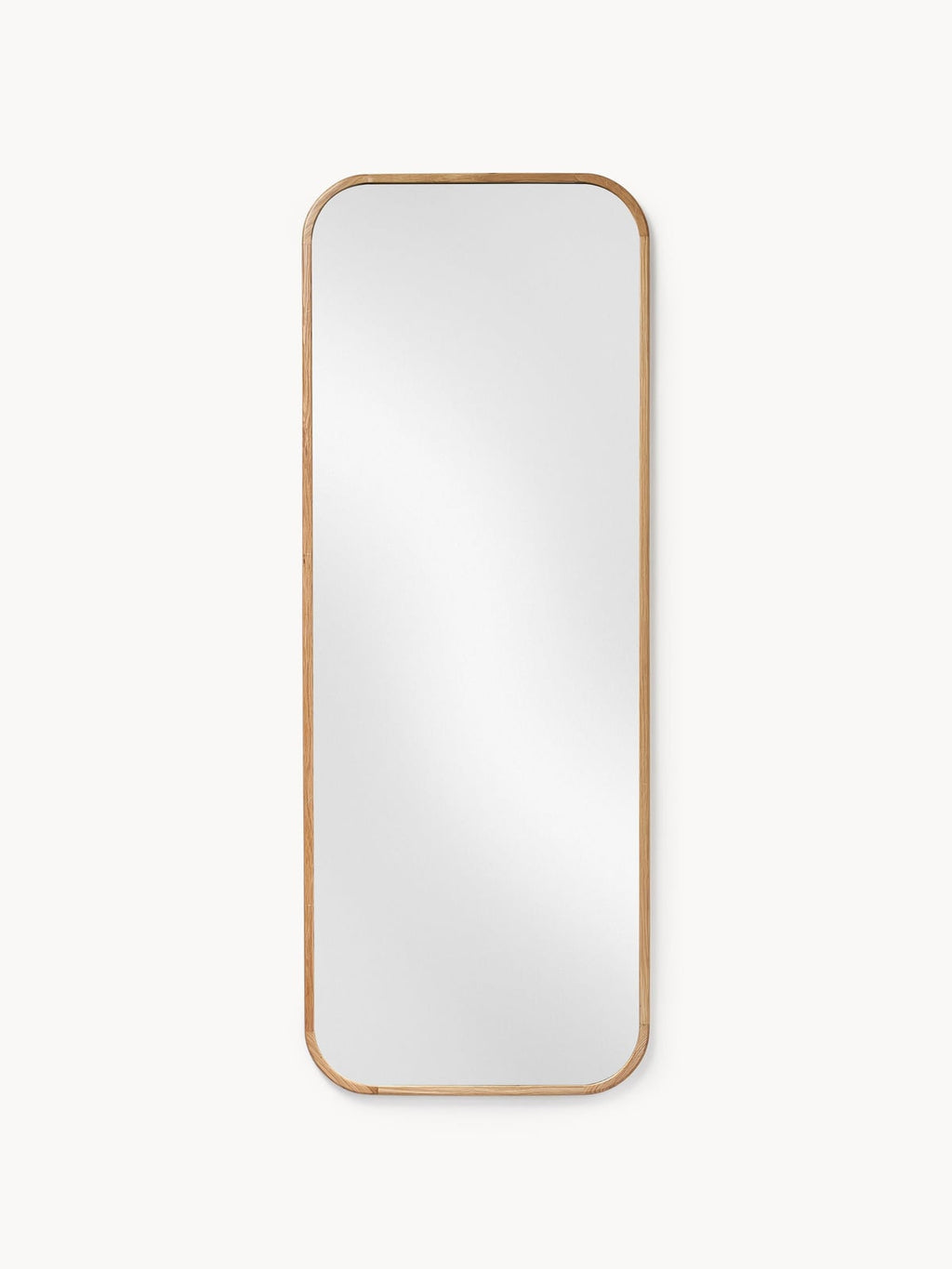 Kettleby Full-Length Wall Mirror with Oak Wood Frame