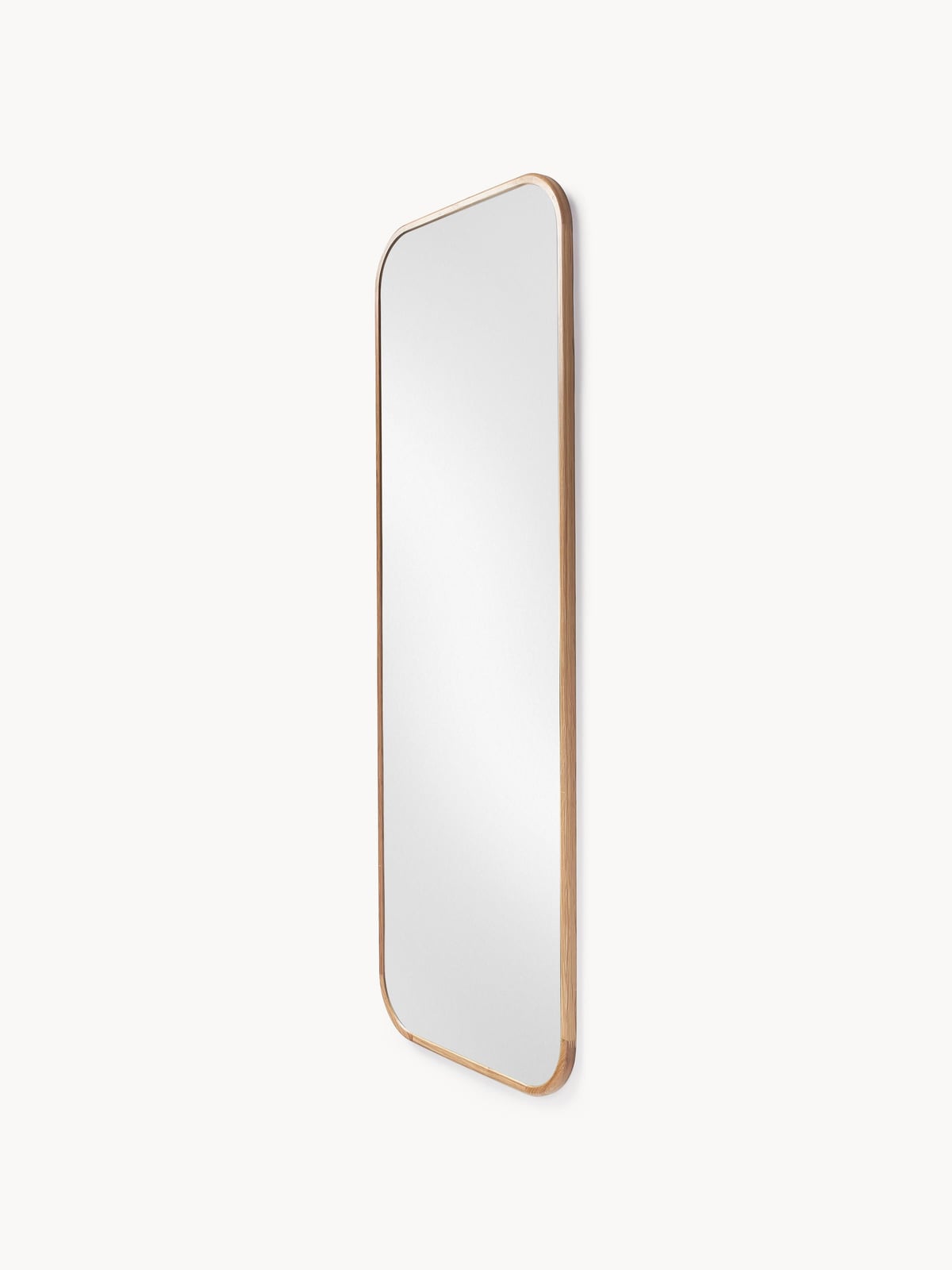 Kettleby Full-Length Wall Mirror with Oak Wood Frame