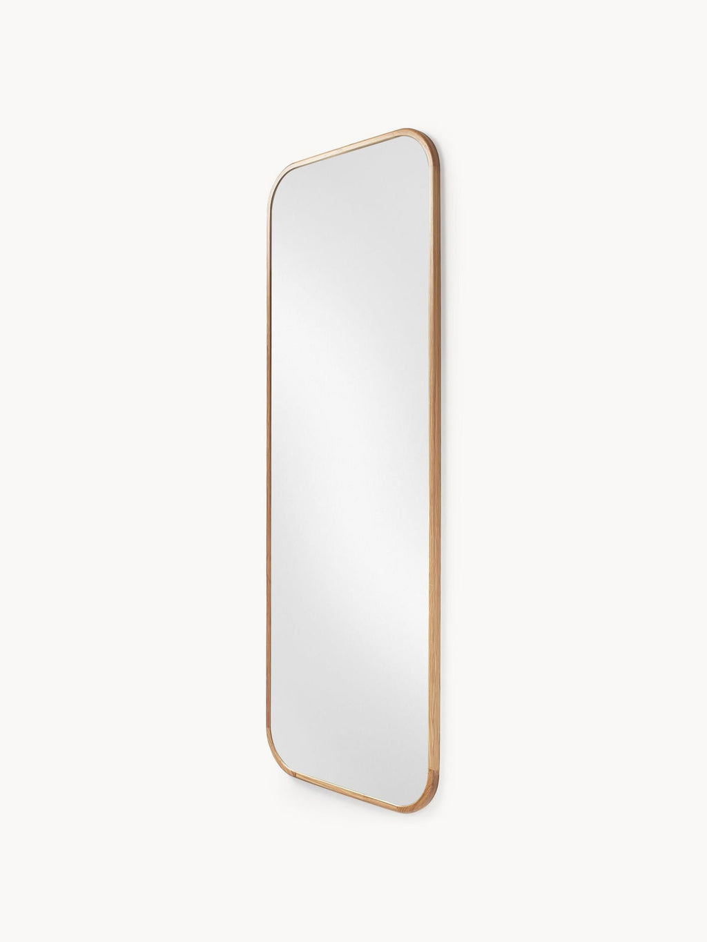 Kettleby Full-Length Wall Mirror with Oak Wood Frame