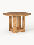 Kettleby Round Wooden Dining Table, in various sizes