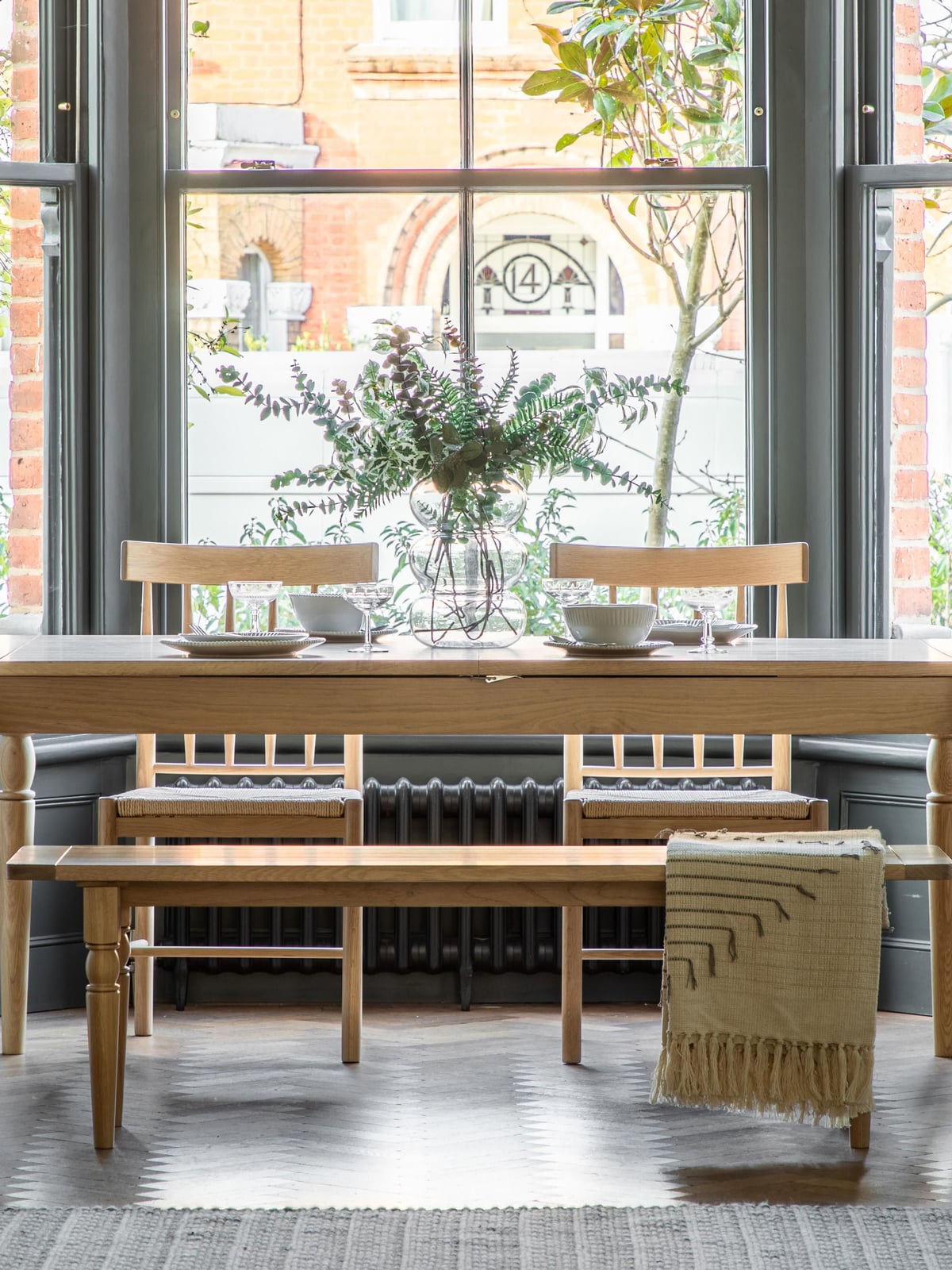 Kexby Handmade Wooden Dining Table, 180 - 230 X 95 cm