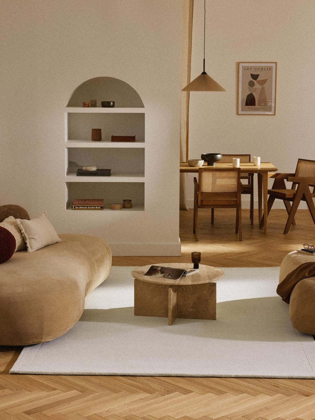 Kilburn Hand-Tufted Low-Pile Wool Rug