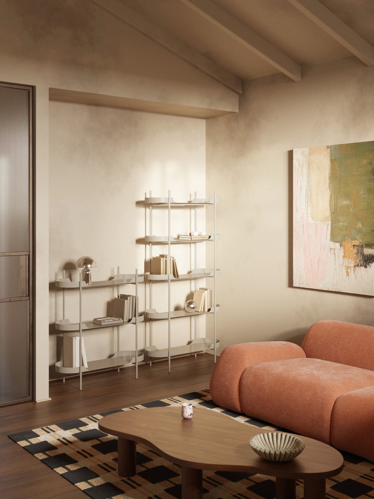 Kilburn Tall Metal Shelving Unit