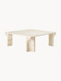 Kilburn Travertine Coffee Table, W 80 cm