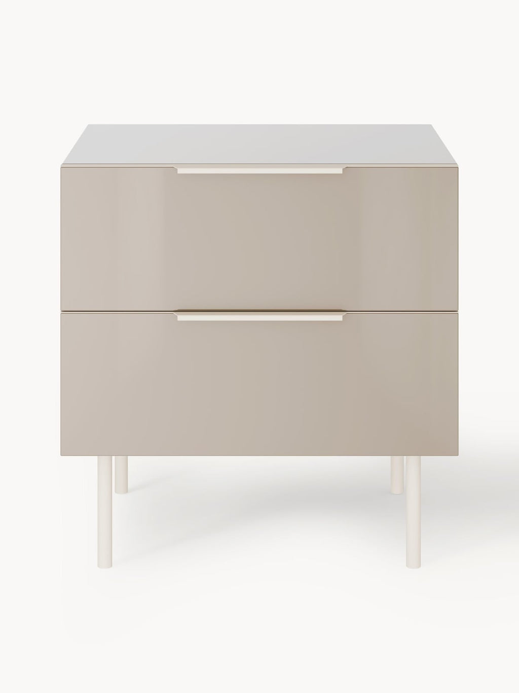 Kingsley High-Gloss Bedside Table