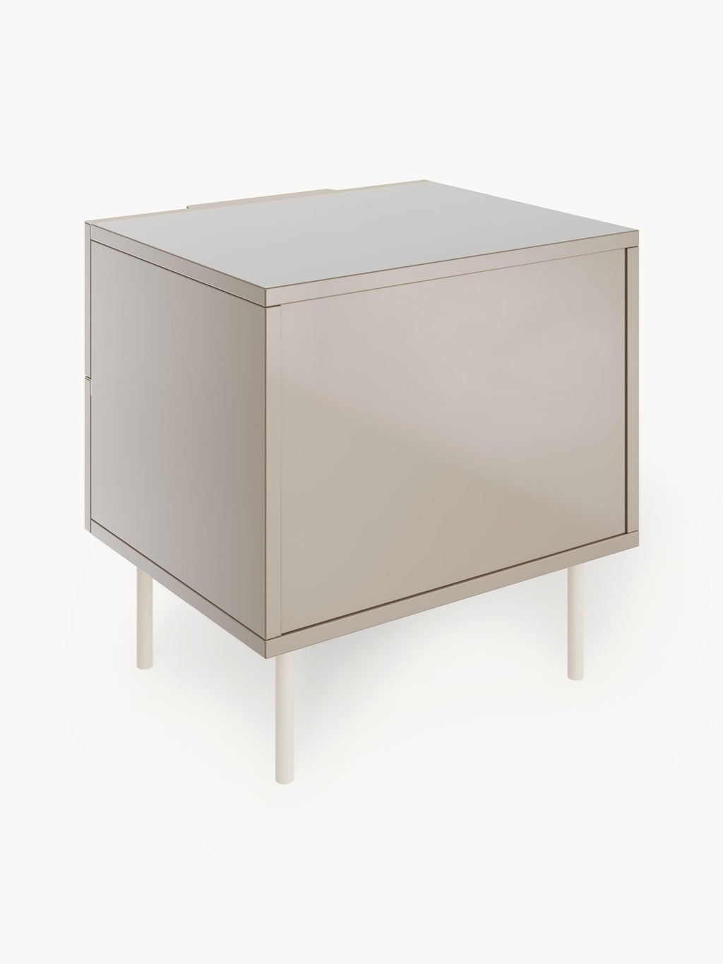 Kingsley High-Gloss Bedside Table