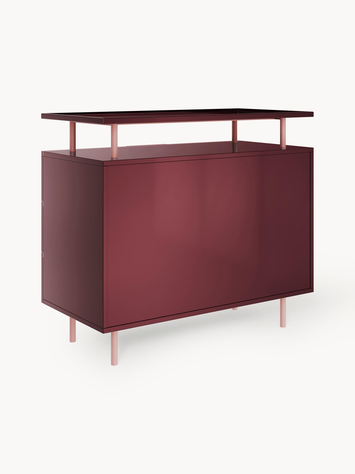 Kingsley High Gloss Chest of Drawers