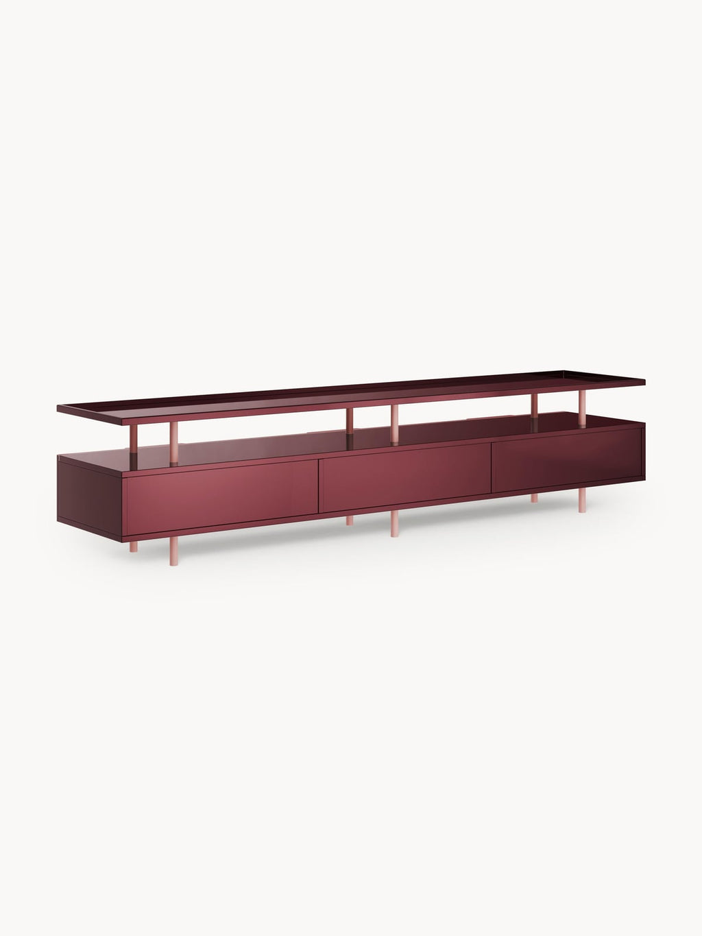 Kingsley High-Gloss Lowboard