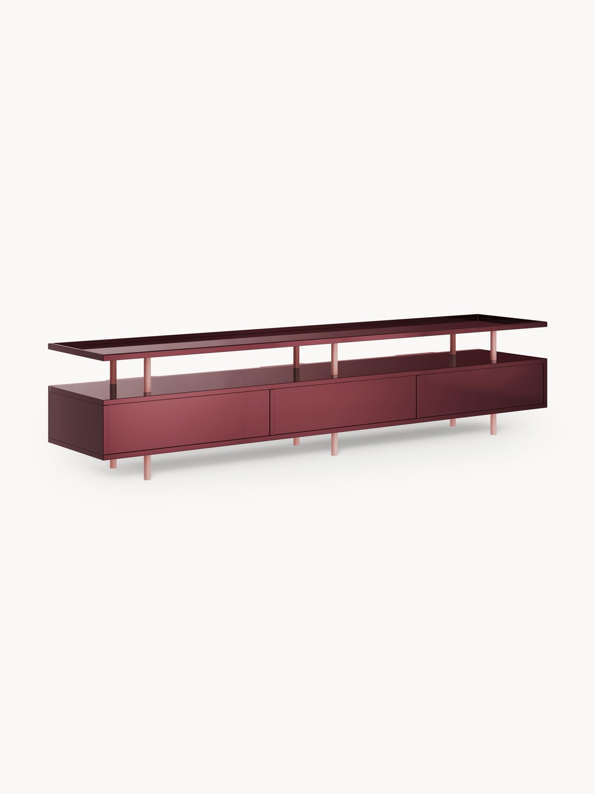 Kingsley High-Gloss Lowboard