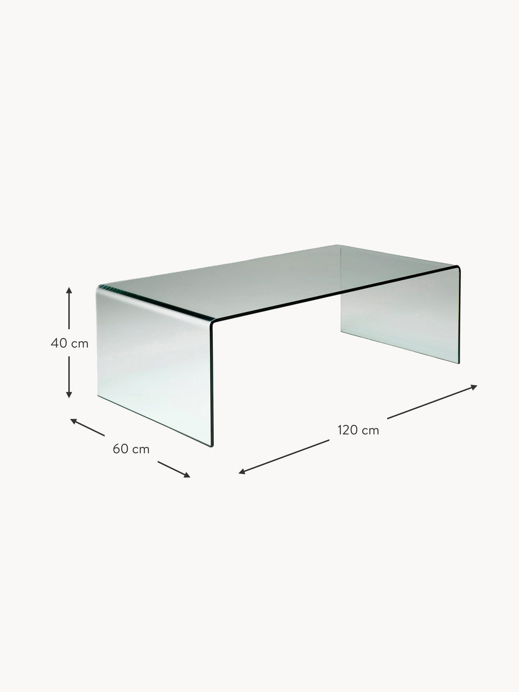 Kirkby Glass Coffee Table