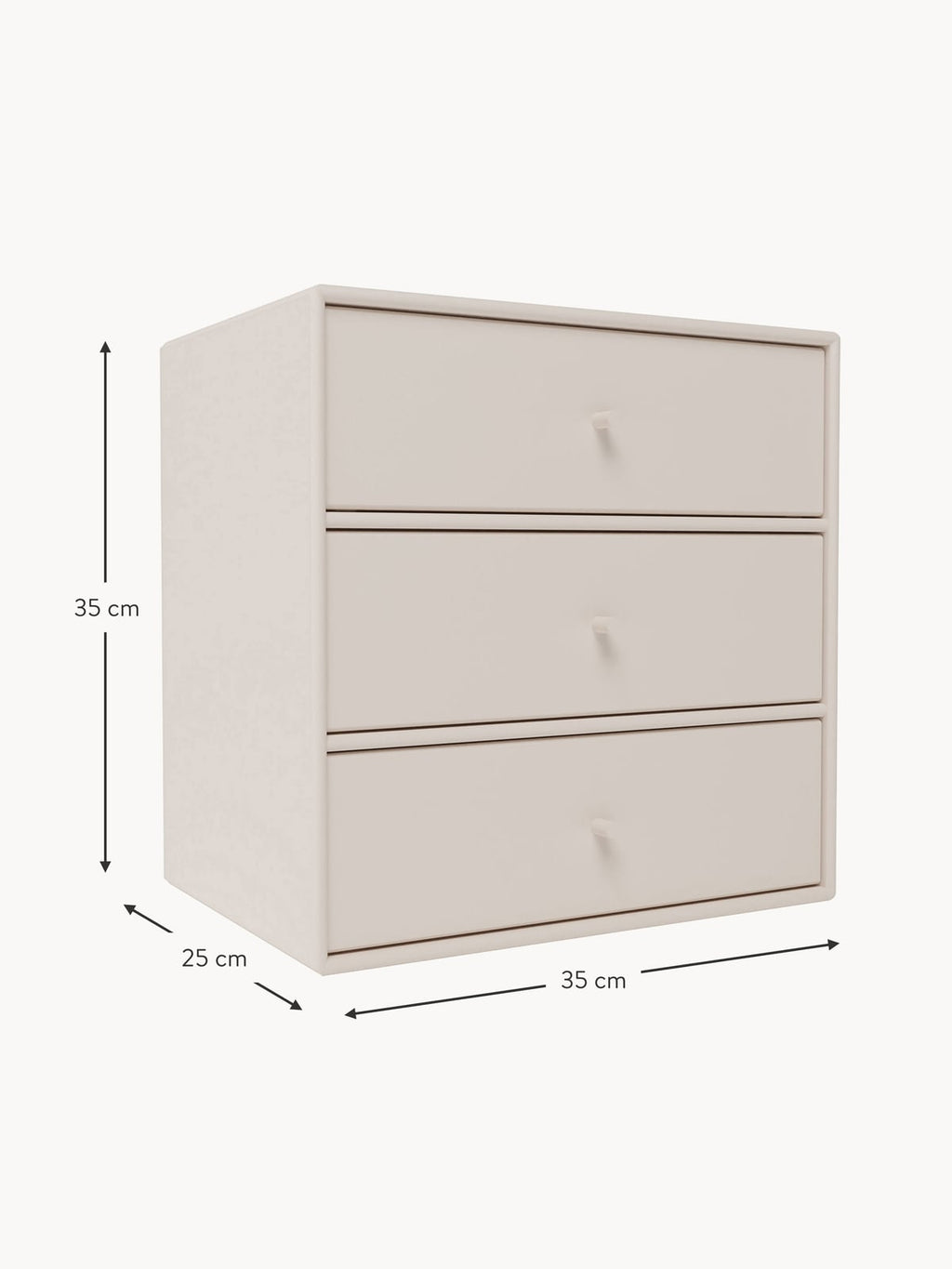 Kirkby Module Montana Mini 1007 with Drawers for Modular Shelf System