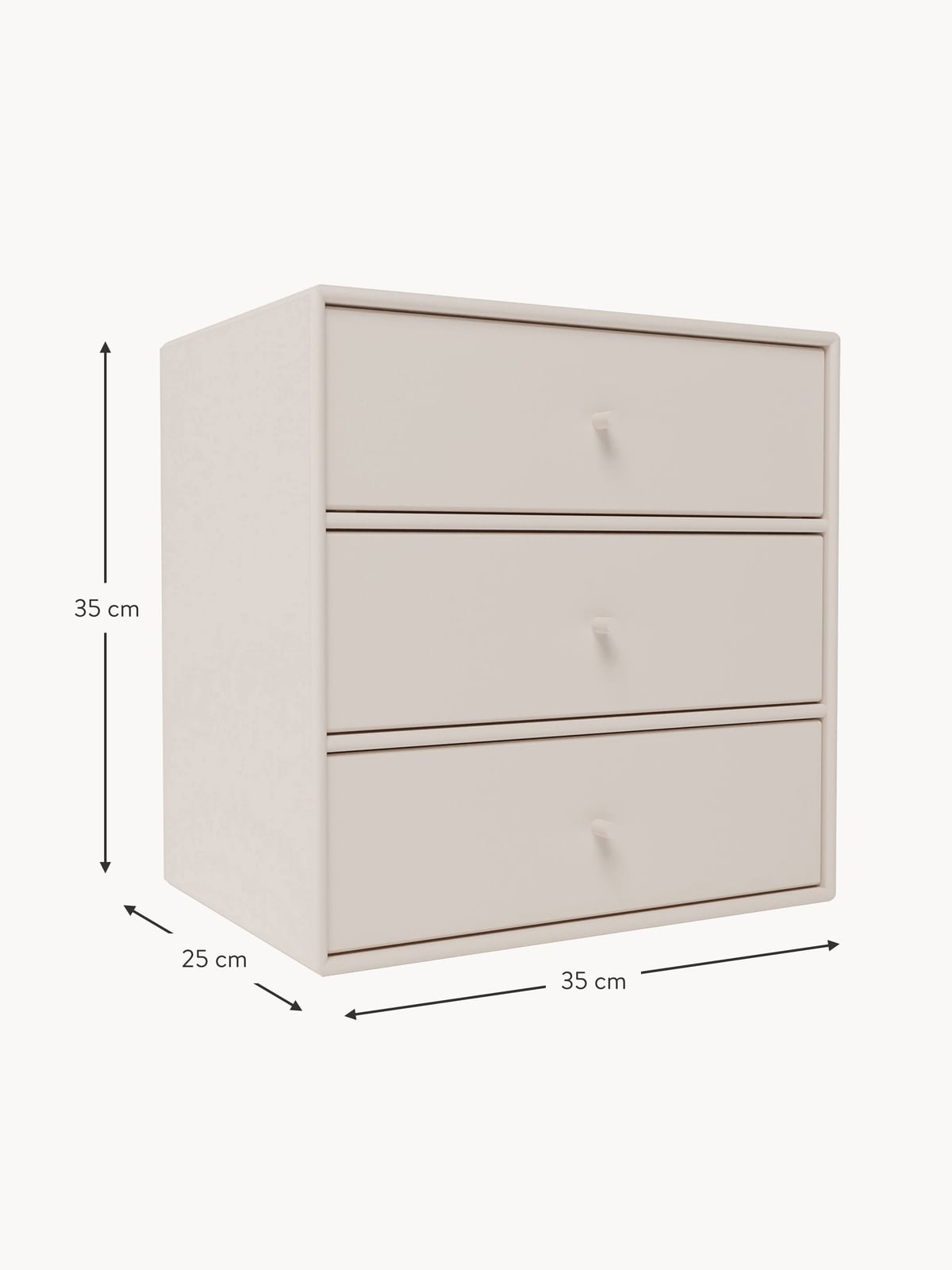 Kirkby Module Montana Mini 1007 with Drawers for Modular Shelf System