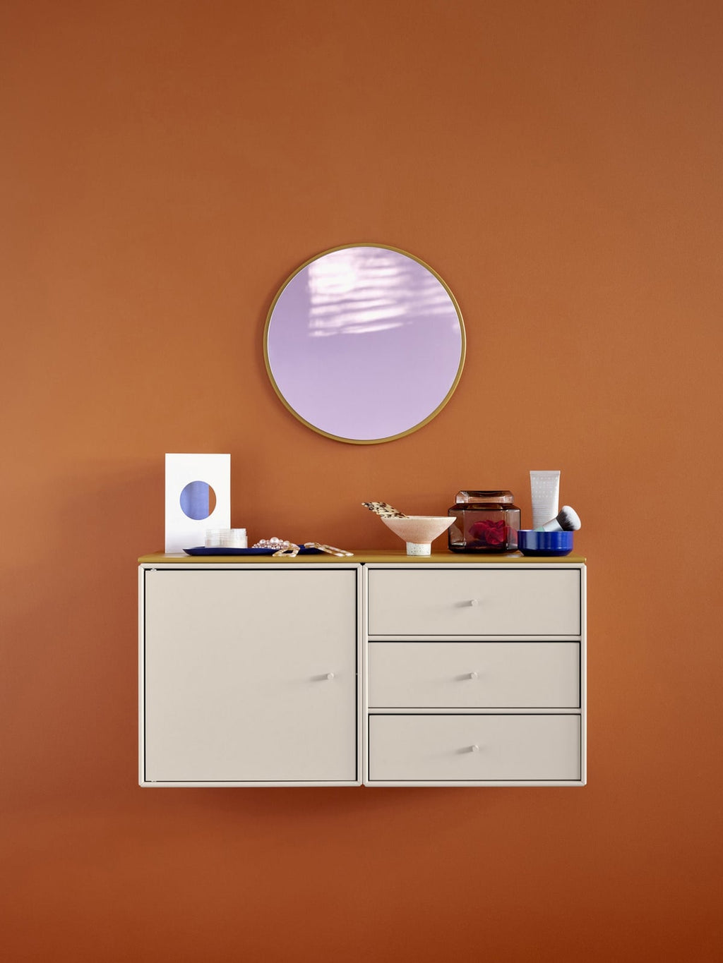 Kirkby Module Montana Mini 1007 with Drawers for Modular Shelf System
