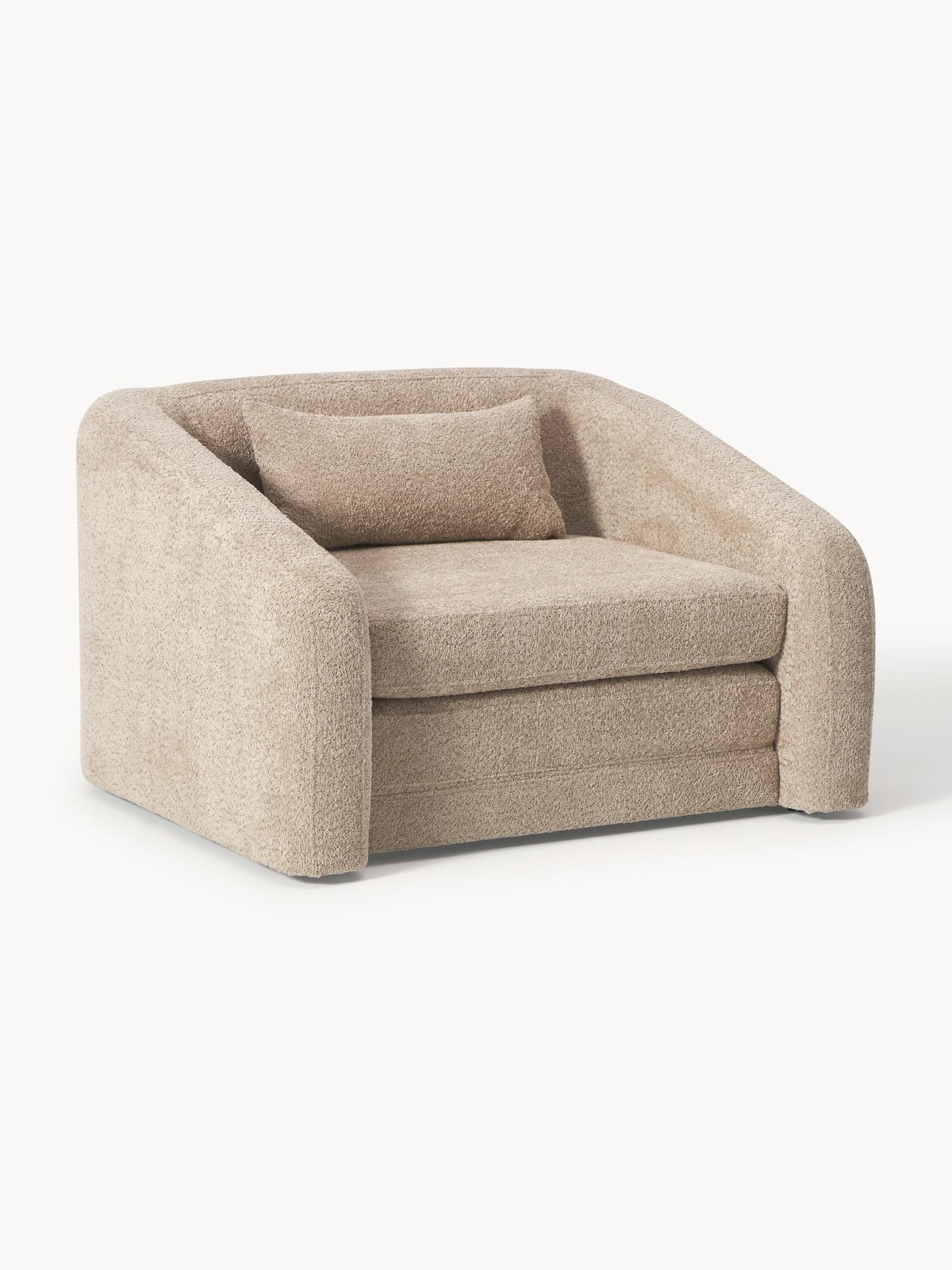 Kirkby Teddy Bouclé Armchair Bed