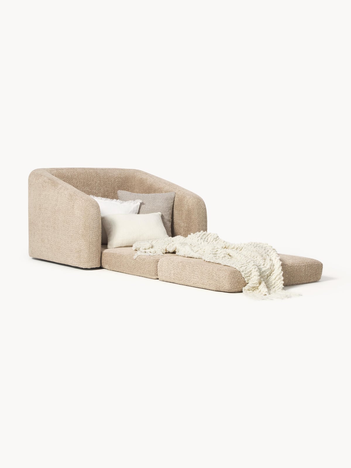 Kirkby Teddy Bouclé Armchair Bed