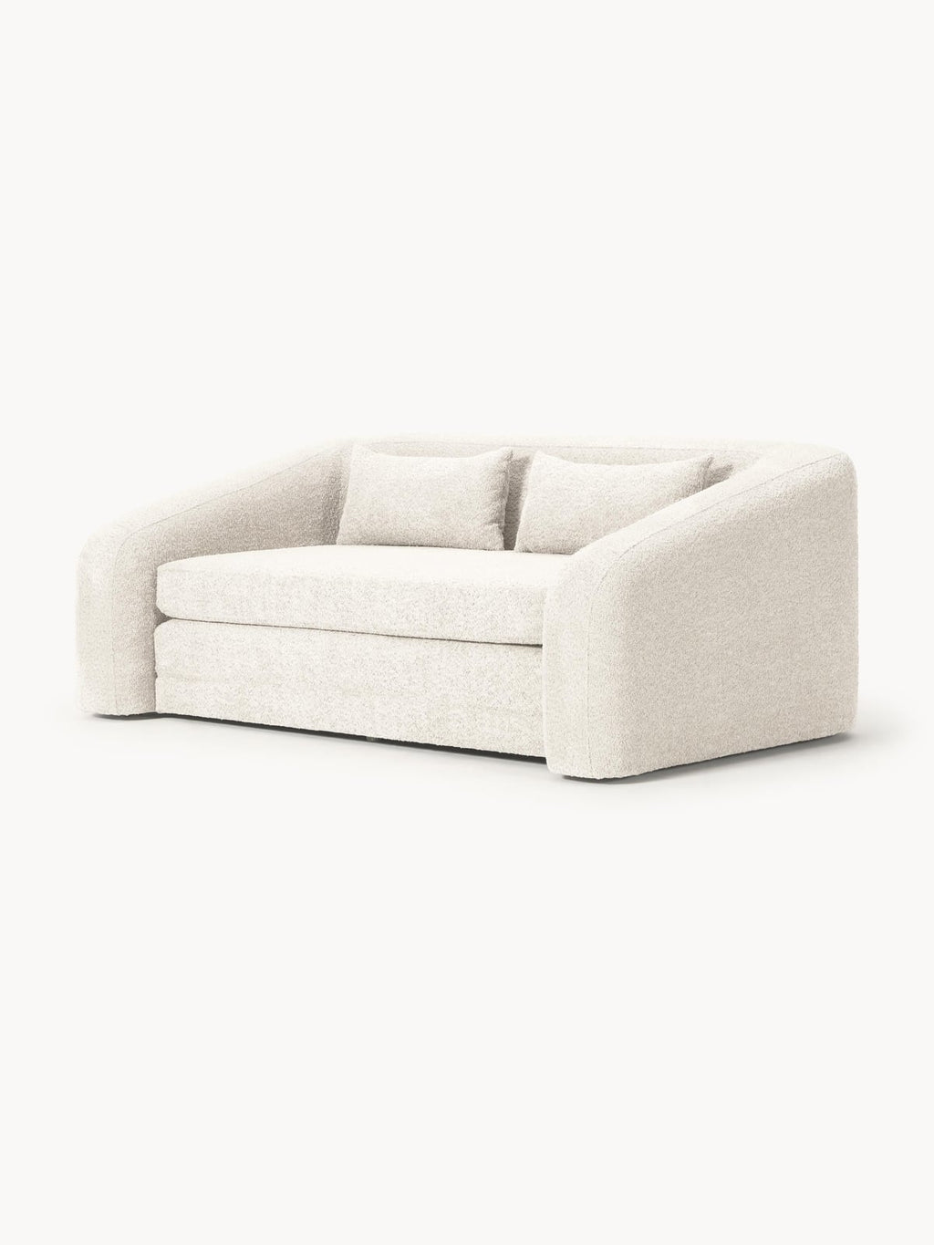 Kirkby Teddy Bouclé Sofa Bed (2-seater)