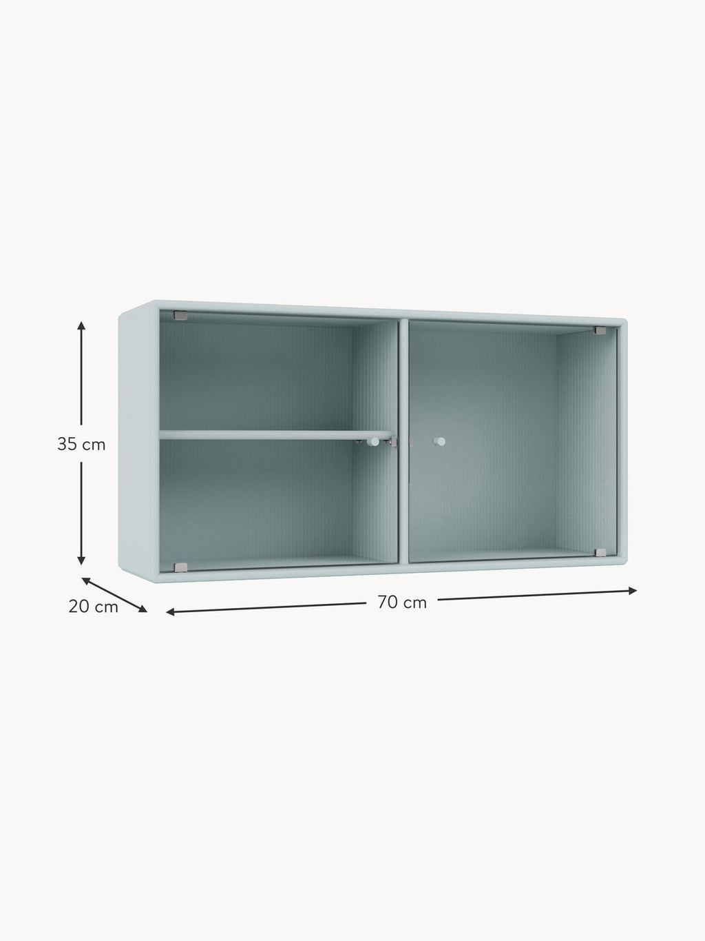Kirkby Wall-Mounted Cabinet Ripple I